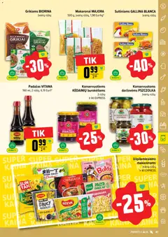 IKI leidinys galioja nuo 16.02.2026 | Puslapis: 41 | Prekių: Agurkai, Kruopos, Padažas, Makaronai