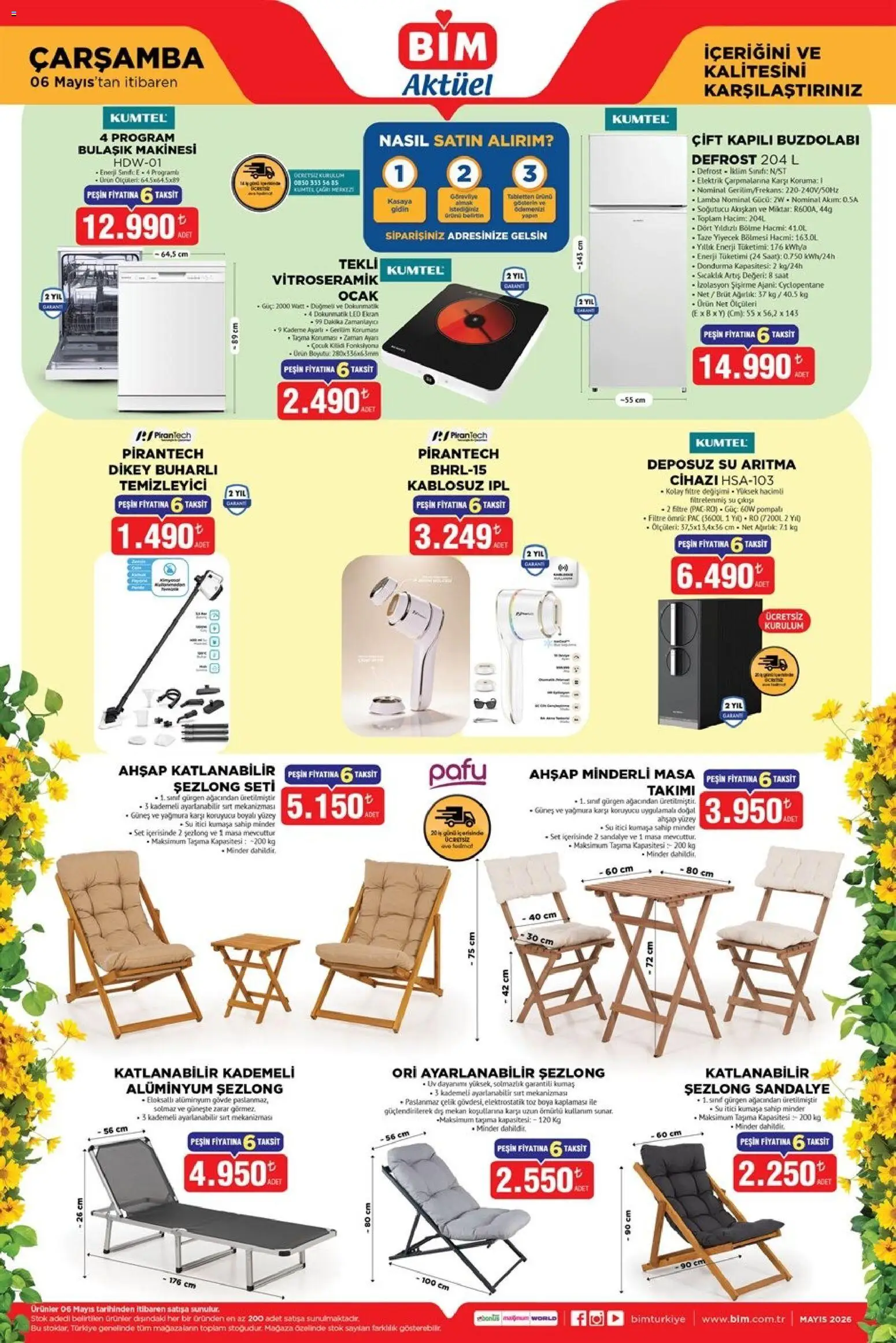 BİM - Katalog Çarşamba - 06.05.2026 tarihinden itibaren geçerlidir | Sayfa: 1