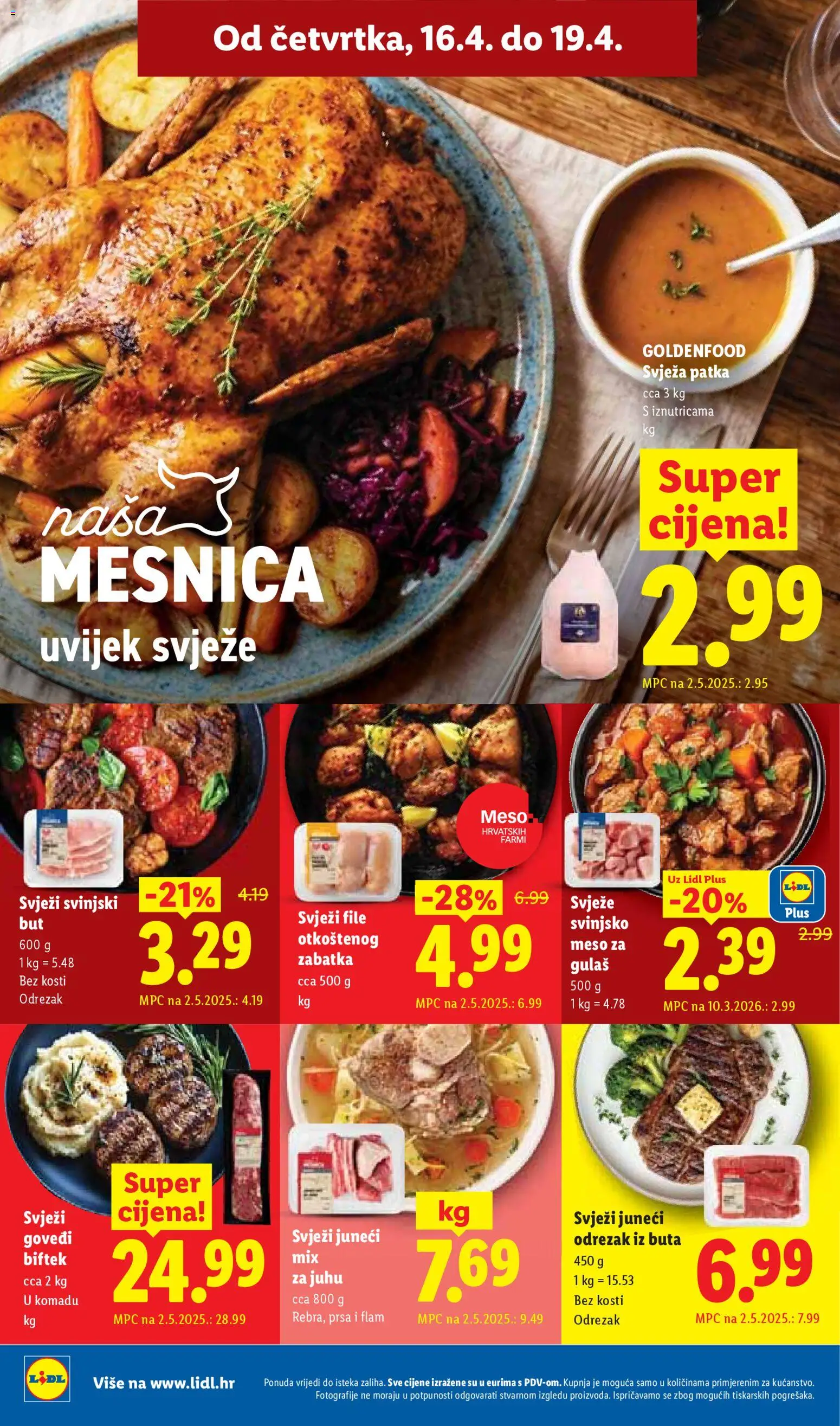 Lidl katalog | vrijedi od 13.04.2026 | Stranica: 56 | Proizvodi: Svinjsko meso, Svinjski but, Meso