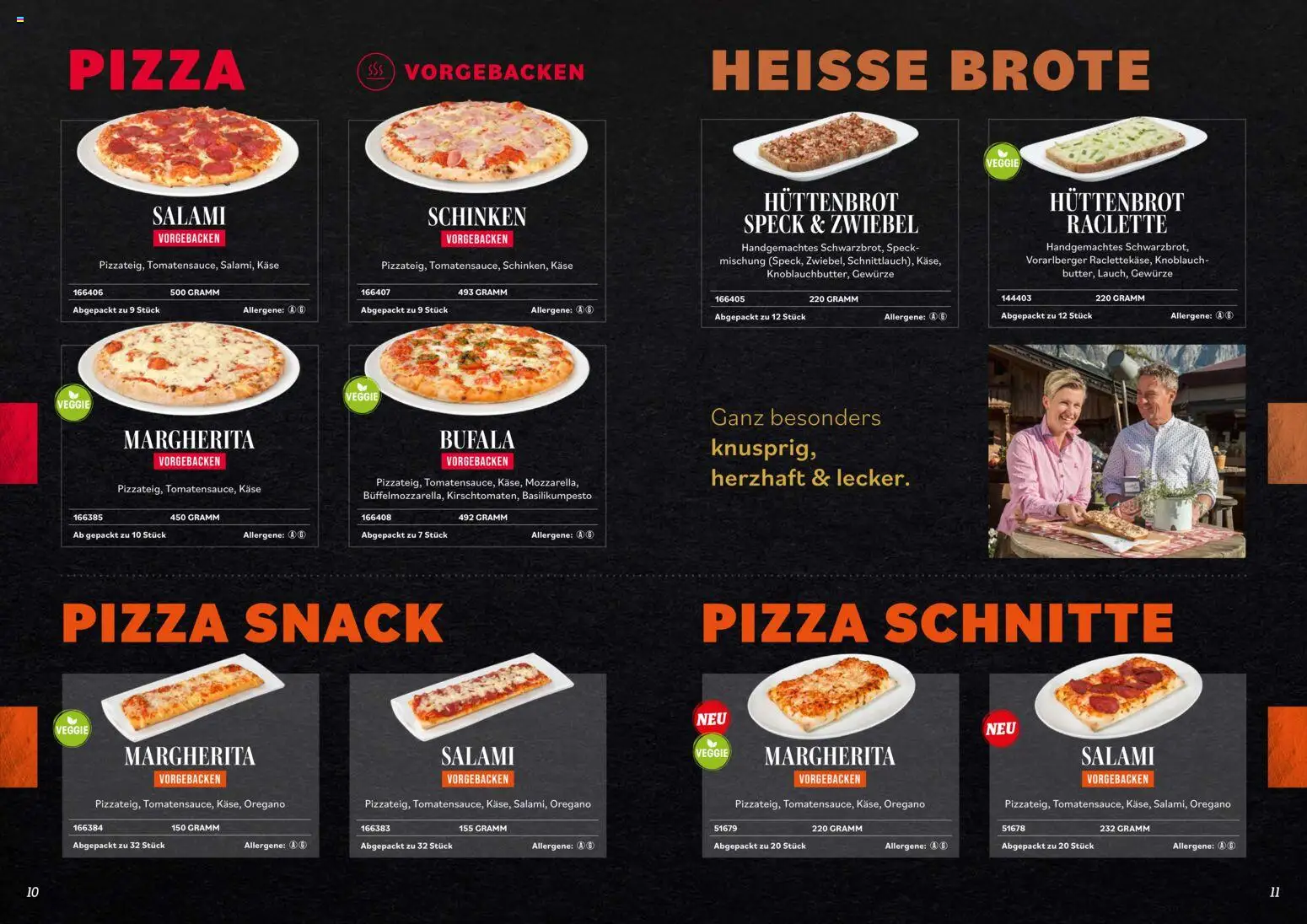 Metro angebote Pizza & Baguette gültig ab 07.04.2026 | Seite: 6 | Produkte: Knoblauch, Salami, Schinken, Pizza