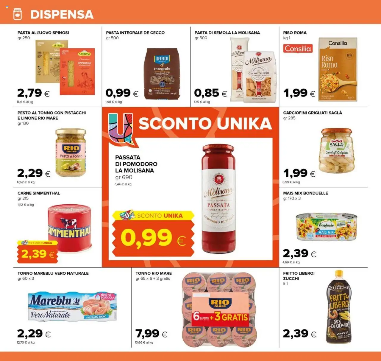 Volantino Tigre del 07.08.2025 | Pagina: 12 | Prodotti: Limone, Olive, Pasta, Penne