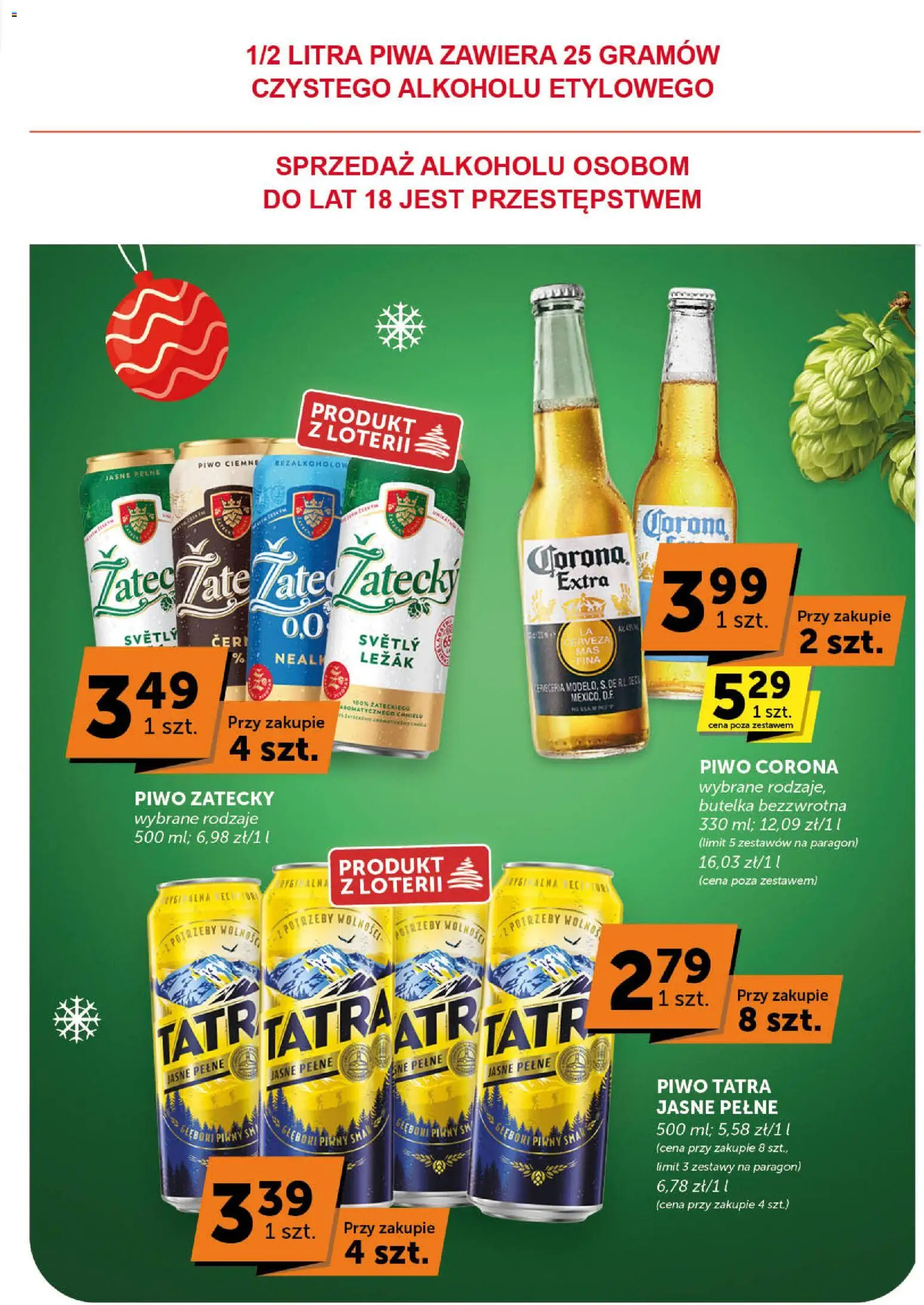 Euro Sklep Gazetka - Minimarket od 11.12.2025 | Strona: 31 | Produkty: Leżak, Piwo