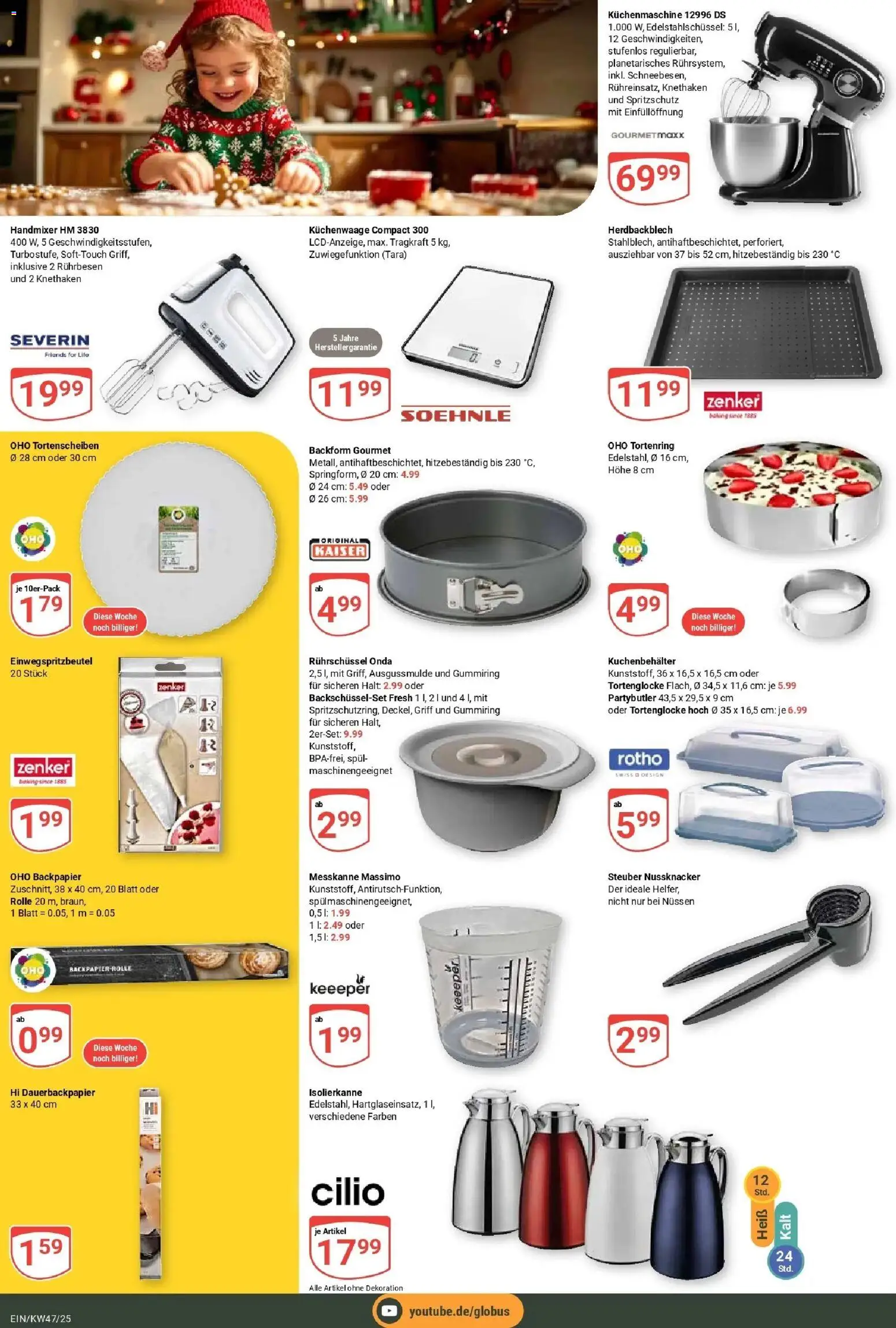 Globus prospekt Homburg-Einöd	 – gültig ab 17.11.2025 | Seite: 25 | Produkte: Rührbesen, Handmixer
