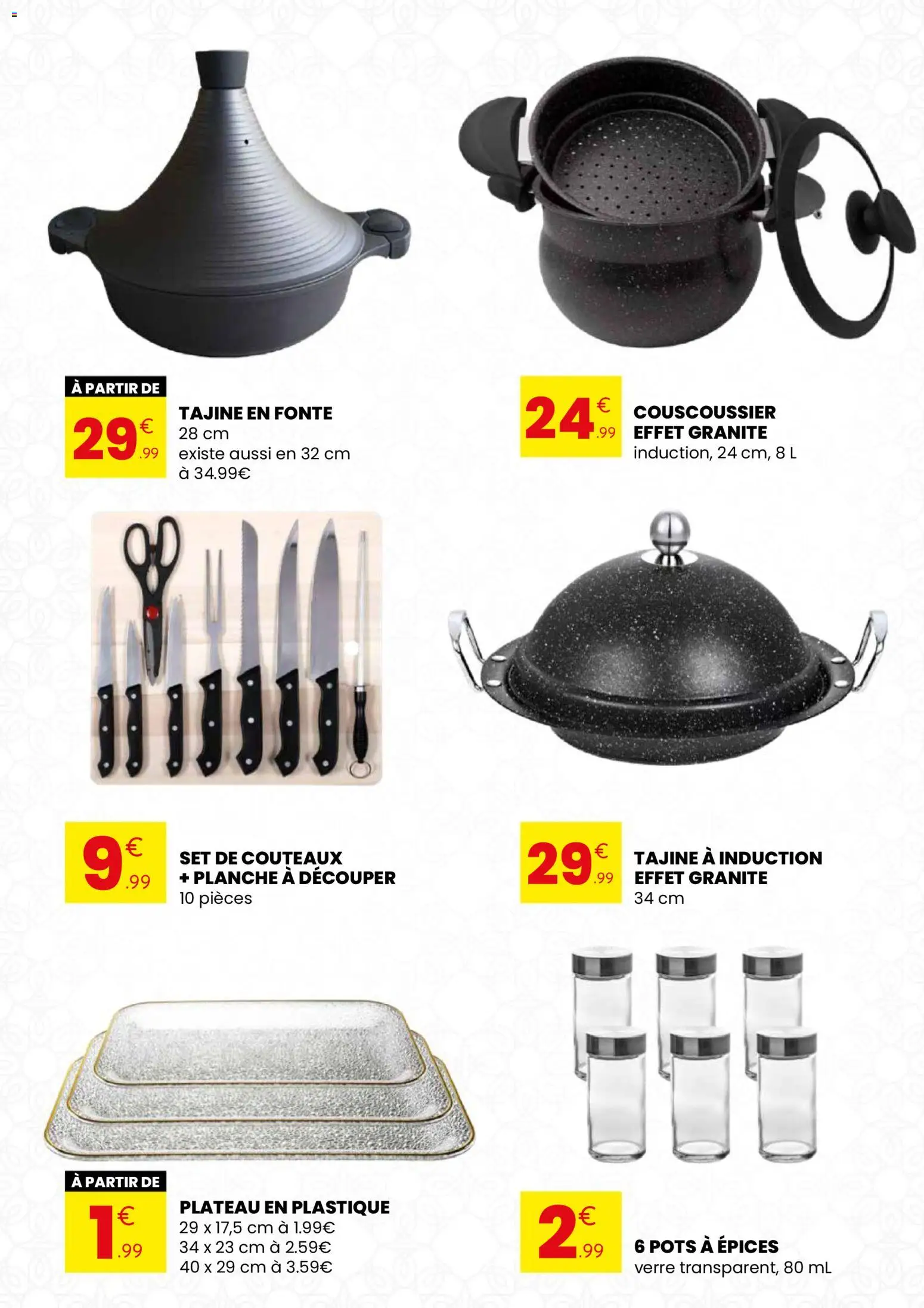 {H1} | Page: 4 | Produits: Plateau, Tajine, Planche à découper