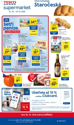 Náhled letáku Tesco leták - Supermarket od 22.10.2025