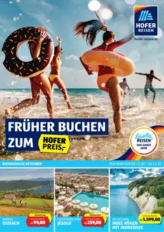 Hofer Reisen Flugblatt ab 03.12.2025 gültig