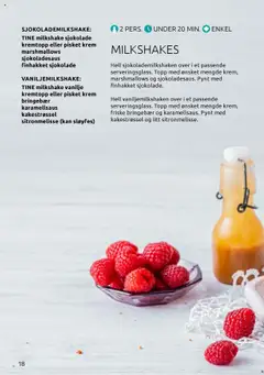  | Side: 18 | Produkter: Sjokolade, Krem, Bringebær, Sitronmelisse