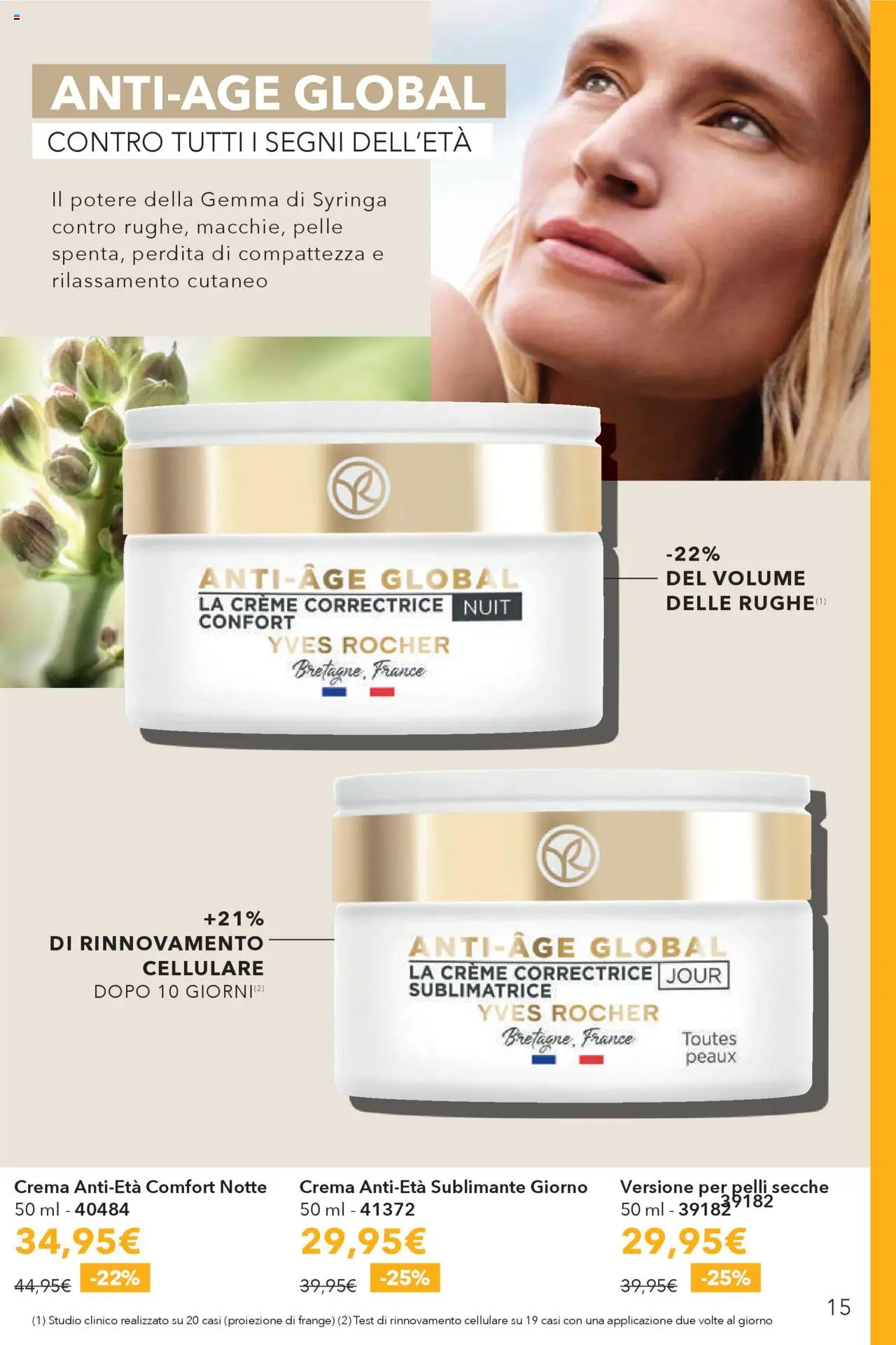 Volantino Yves Rocher del 31.07.2025 | Pagina: 15 | Prodotti: Crema, Cellulare