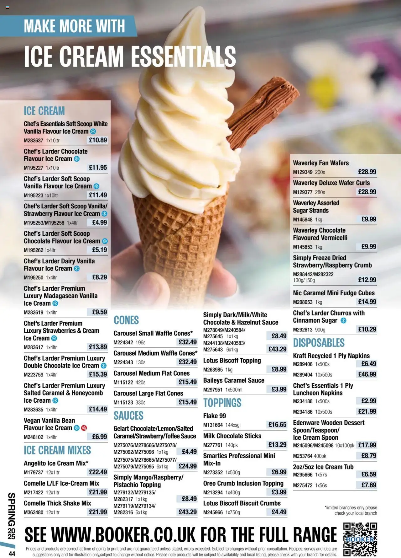  | Page: 44 | Products: Sauce, Milk, Ice cream, Fudge