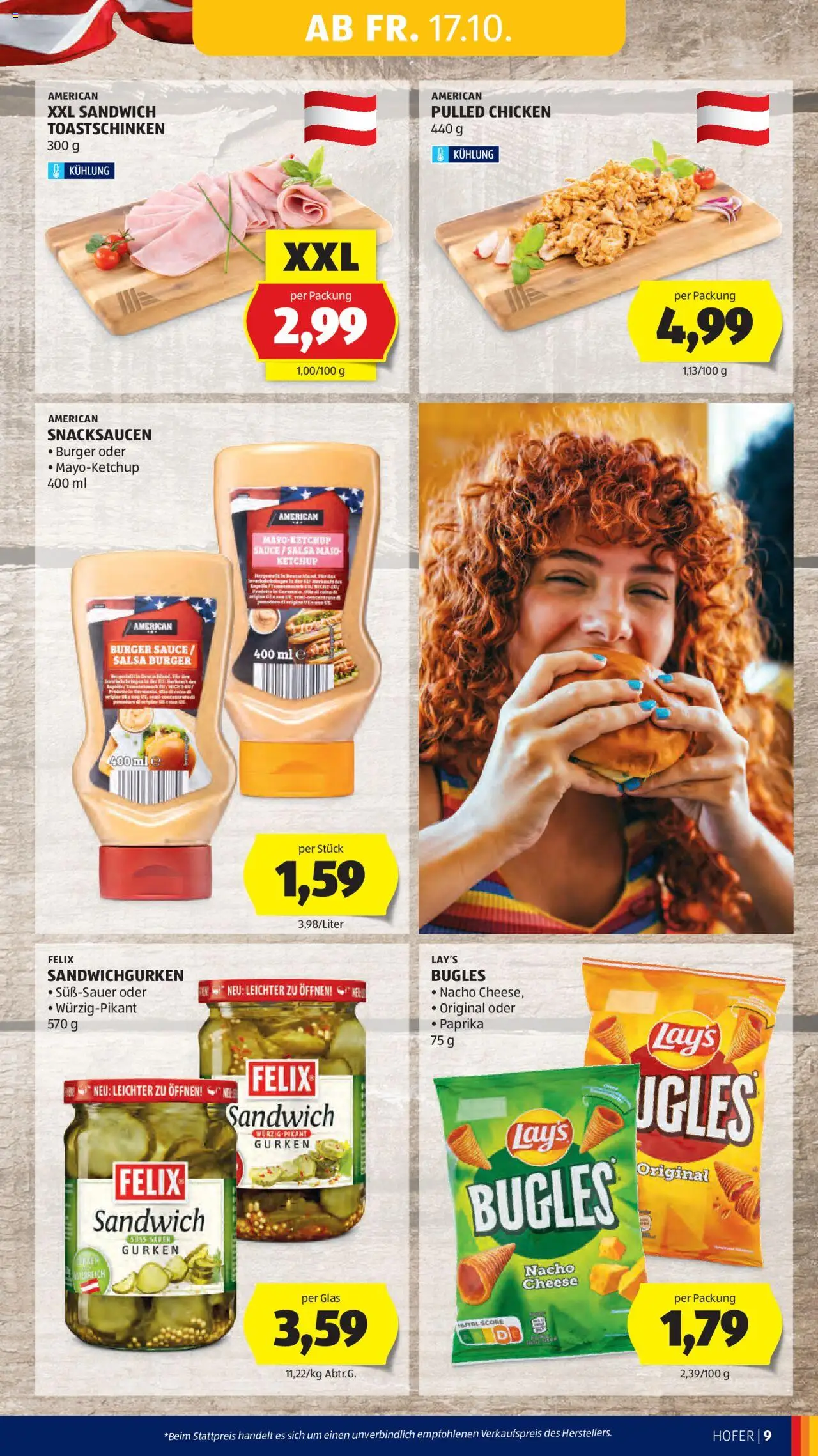 Hofer Flugblatt gültig ab 17.10.2025 | Seite: 11 | Produkte: Ketchup, Gurken