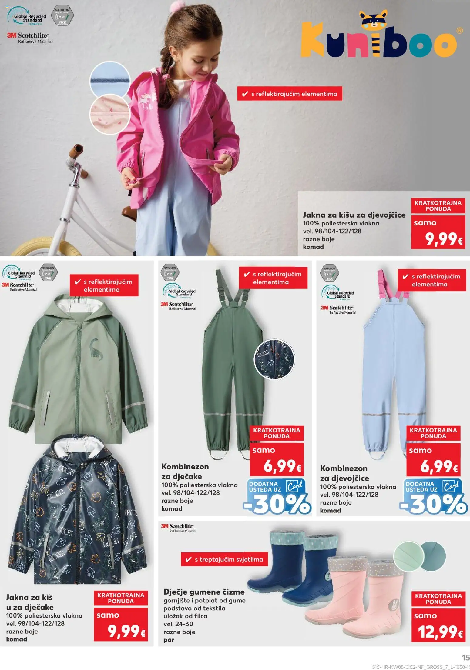 Kaufland katalog | vrijedi od 18.02.2026 | Stranica: 15 | Proizvodi: Jakna, Kombinezon, Čizme, Gumene čizme