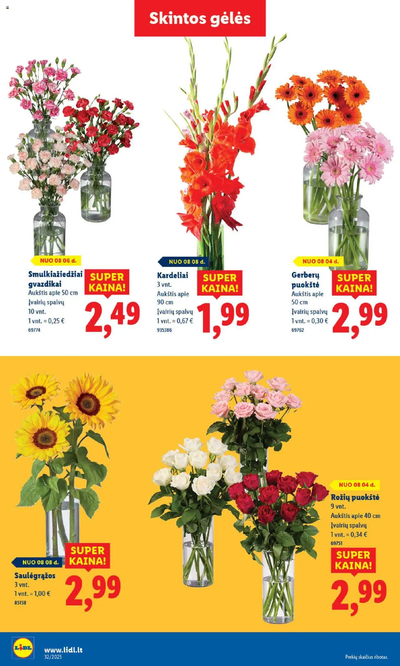 LIDL - Leidinys│galioja nuo 04.08.2025 | Puslapis: 46 | Prekių: Saulėgrąžos