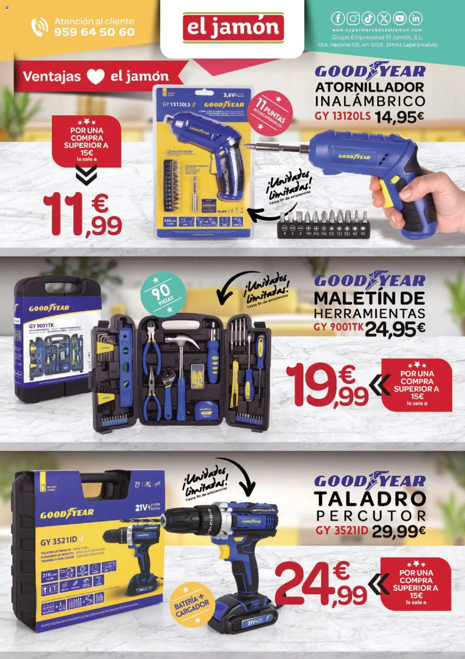 Supermercados El Jamón folleto │ válido desde el 26.03.2026 | Página: 32 | Productos: Jamón, Batería