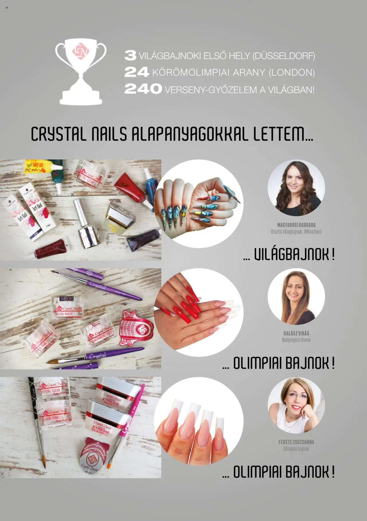Crystal Nails akciós ujság - amely érvényes a következő dátumtól: 01.06.2025 | Oldal: 2 | Termékek: Virag