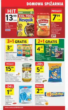 Pogląd oferty "Intermarche Gazetka" - ważna od 30.10.2025 | Strona: 34 | Produkty: Galaretka, Ketchup, Chrupki, Płatki