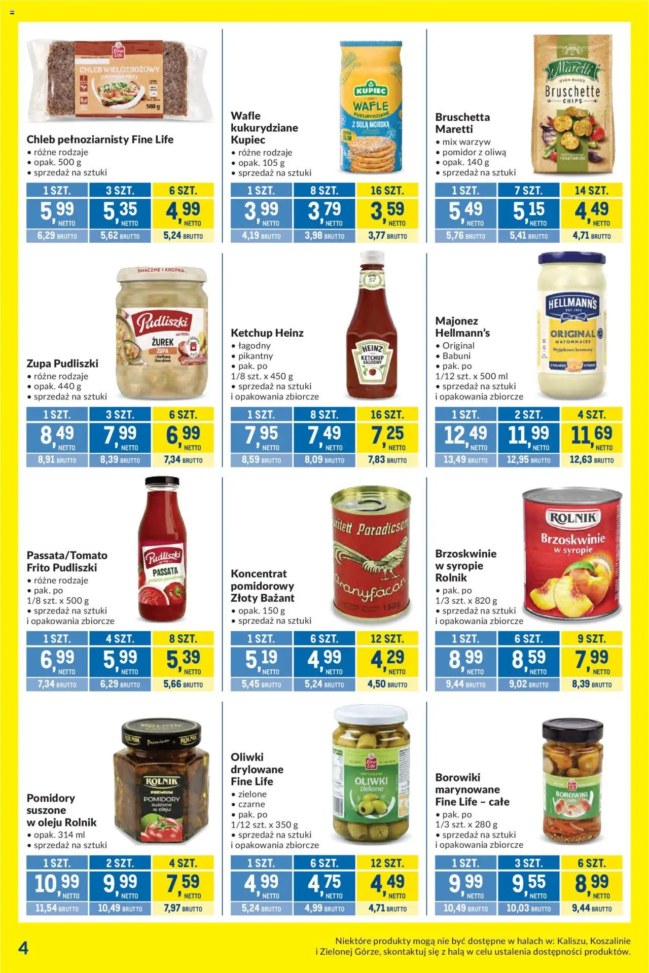 Makro Gazetka - Kupujesz więcej płacisz mniej od 30.09.2025 | Strona: 4 | Produkty: Ketchup, Wafle, Zurek, Zupa