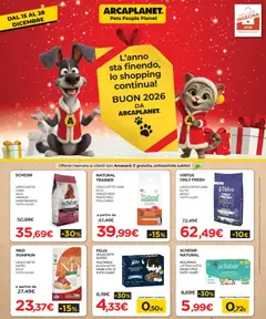 Anteprima del volantino Volantino Arcaplanet	 valido a partire dal 15.12.2025