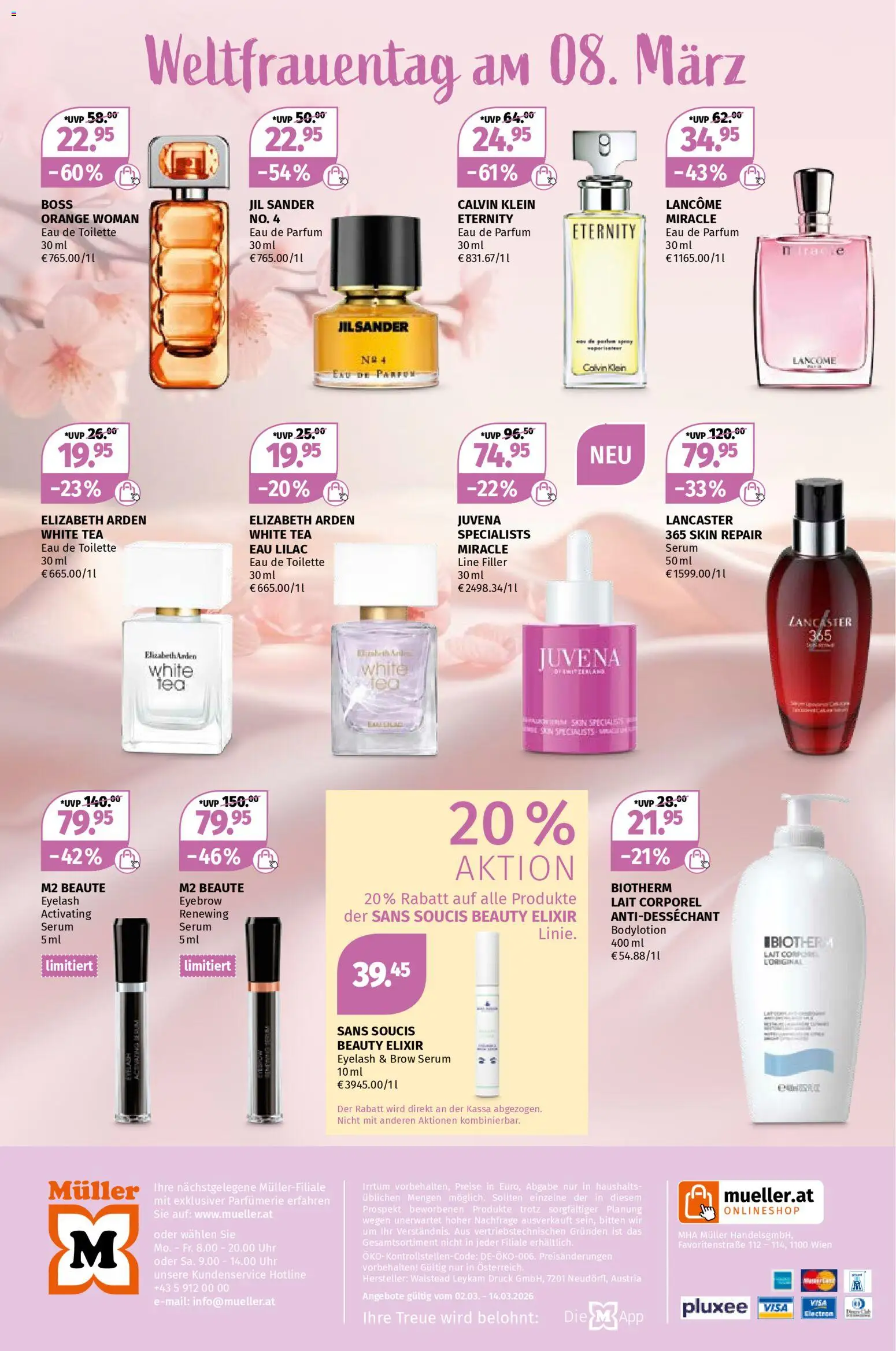 Müller Parfümerie Angebote gültig ab 02.03.2026 | Seite: 12 | Produkte: Uhr, Toilette, Parfüm, Eau de Toilette