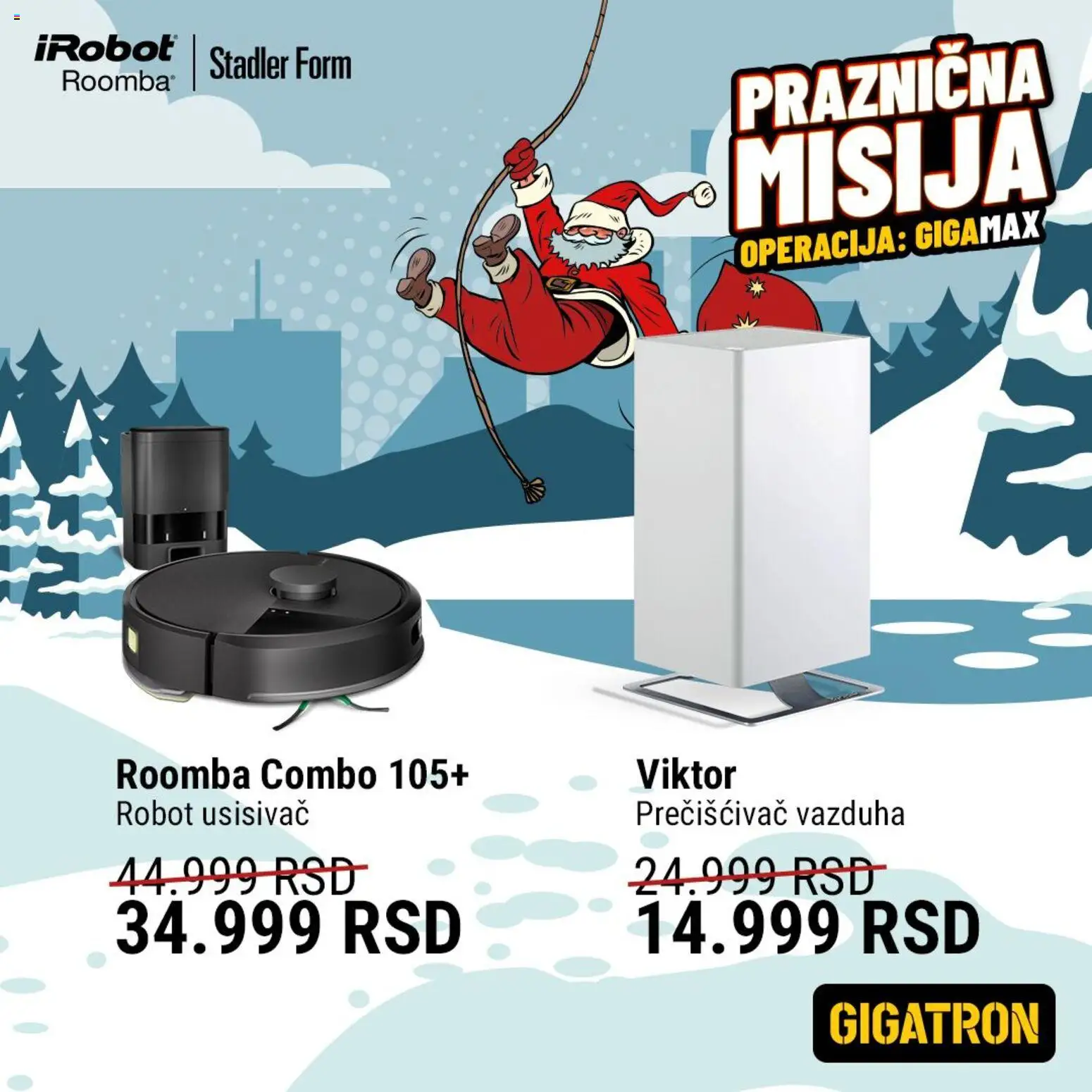 Gigatron katalog - važi od 15.12.2025 | Strana: 17 | Proizvode: Usisivač, Robot, Robot usisivač