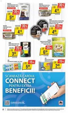 Ofertele Mega Image valabile de la 19.02.2026 | Pagină: 22 | Produse: Saci menajeri, Hacıyatmaz Kedi Oyuncağı, Burete, Sos