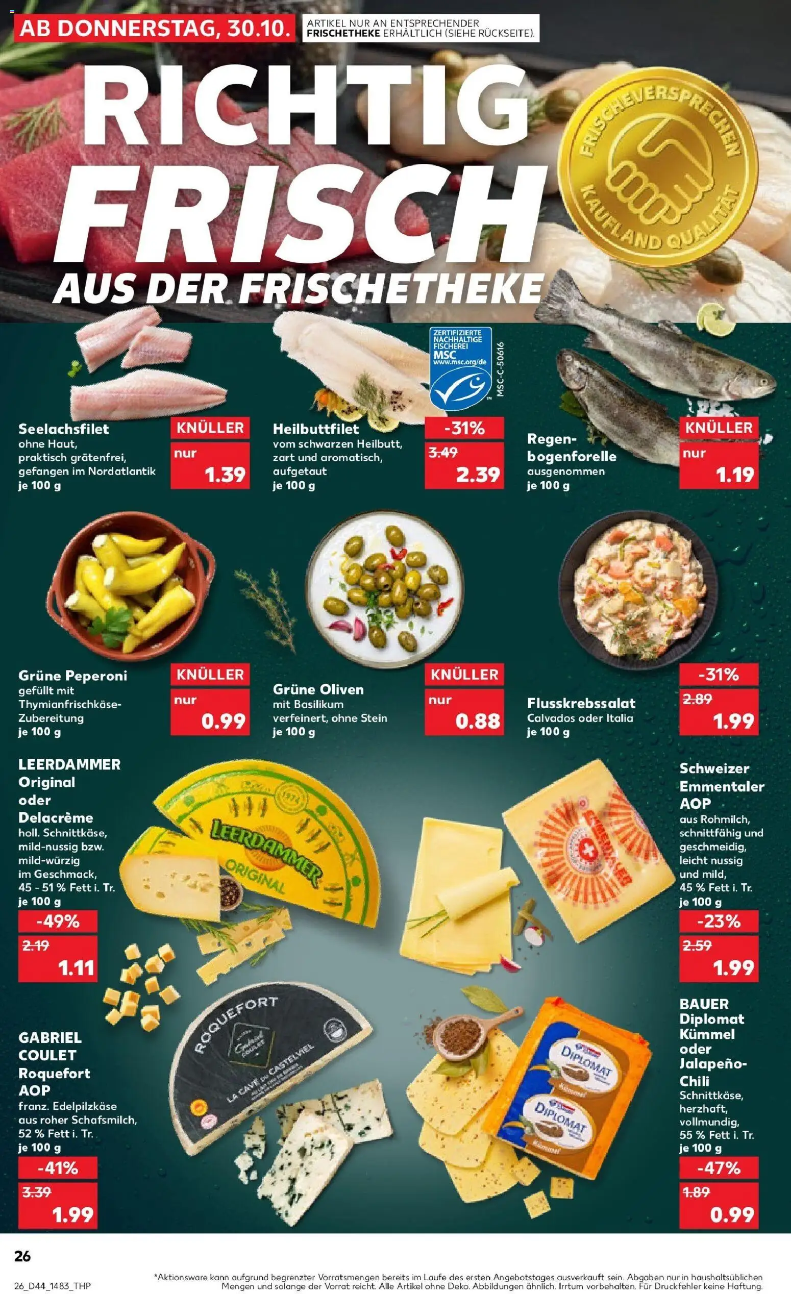 Kaufland prospekt Frankfurt Am Main	 – gültig ab 30.10.2025 | Seite: 26 | Produkte: Leerdammer, Chili