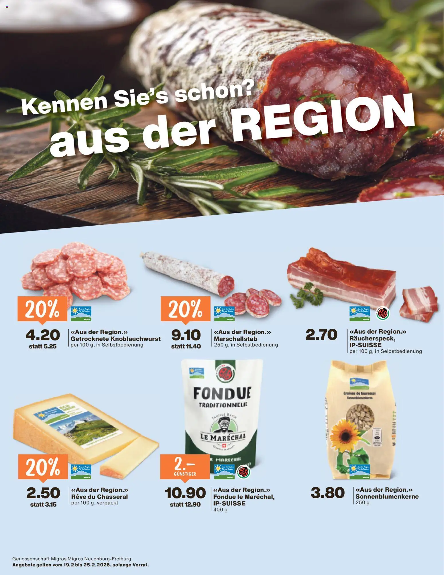 Migros Magazin – gültig ab 18.02.2026 | Seite: 2 | Produkte: Fondue