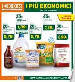 Anteprima del volantino Ekom Toscana catalogo valido a partire dal 13.01.2026