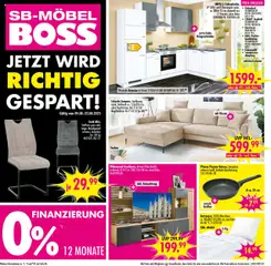 SB Möbel Boss Prospekt 	 gültig ab dem 09.08.2025