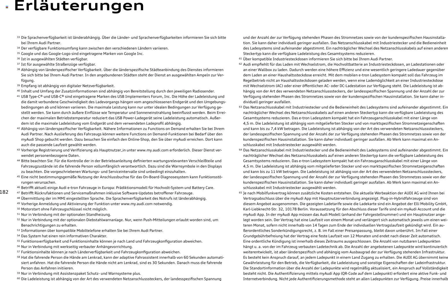 Audi A5 – gültig ab 28.10.2025 | Seite: 182 | Produkte: USB