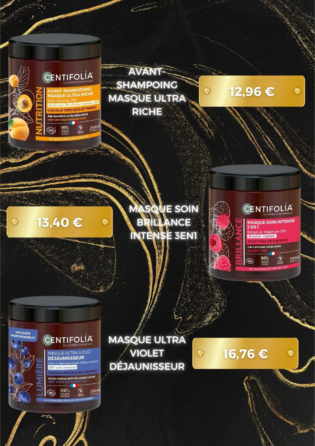 {H1} | Page: 5 | Produits: Framboise, Correcteur, Shampoing, Masque