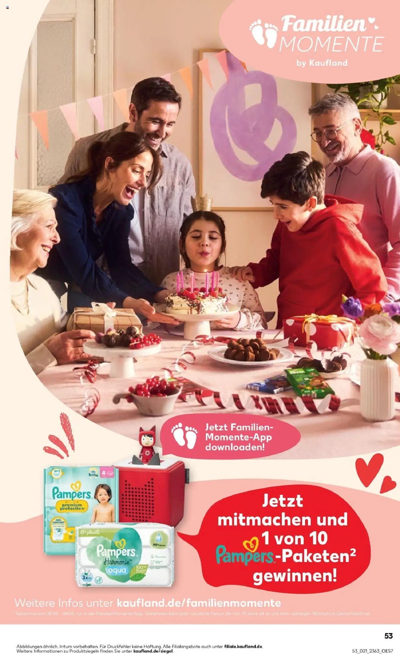 Kaufland prospekt Bad Kreuznach	 - gültig ab dem 22.05.2025 | Seite: 53 | Produkte: Pampers
