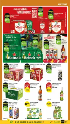 CERVEJA C/ÁLCOOL SUPER BOCK MINI, Pack 30x25cl │ válido de 16.09.2025 | Página: 25