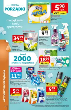 Pogląd oferty "Auchan gazetka - 30 Lat Hipermarket" - ważna od 31.03.2026 | Strona: 12 | Produkty: Karta, Rolki