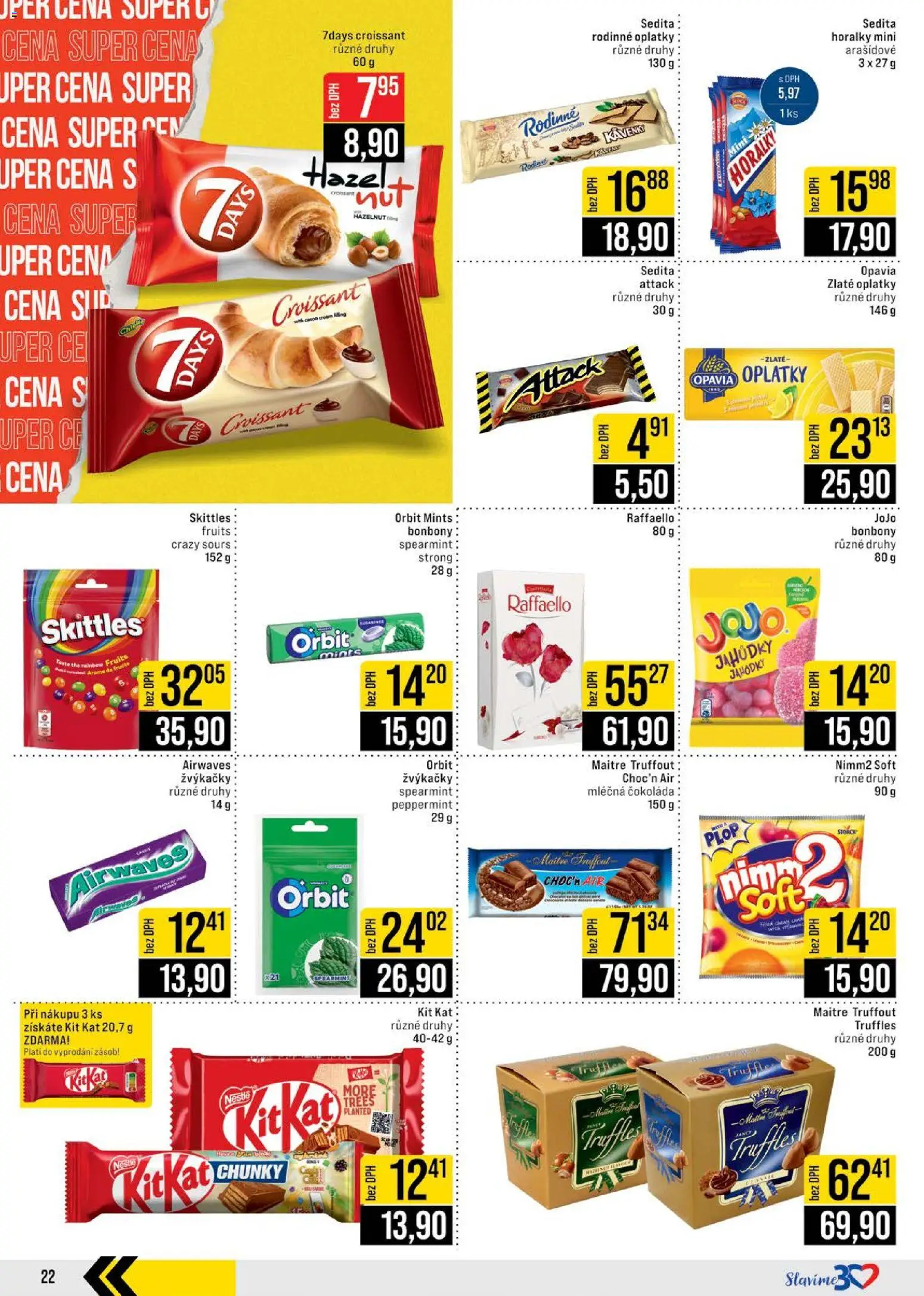 Jip leták - Cash & Carry od 12.11.2025 | Strana: 22 | Produkty: Jojo, Bonbóny, Horalky, Skittles