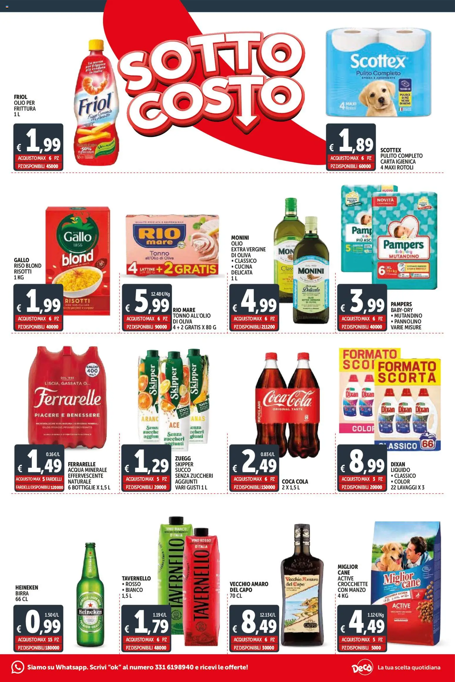 Volantino Decò del 30.01.2026 | Pagina: 3 | Prodotti: Birra, Olio, Crocchette, Crocchette cane