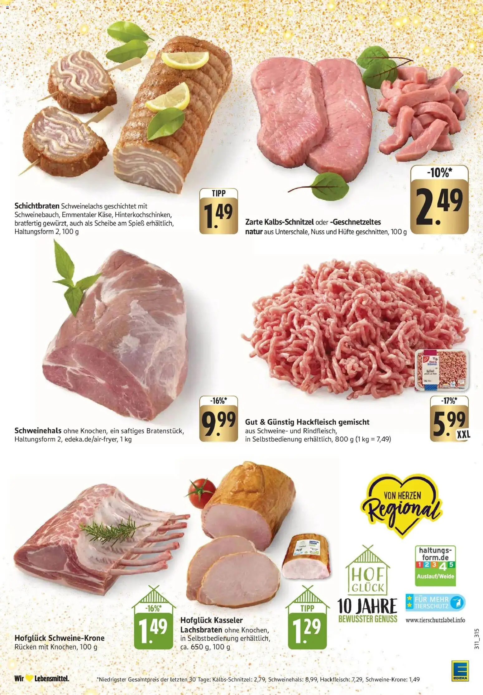 Edeka prospekt Bruchsal - Untergrombach	 – gültig ab 08.12.2025 | Seite: 5 | Produkte: Hackfleisch