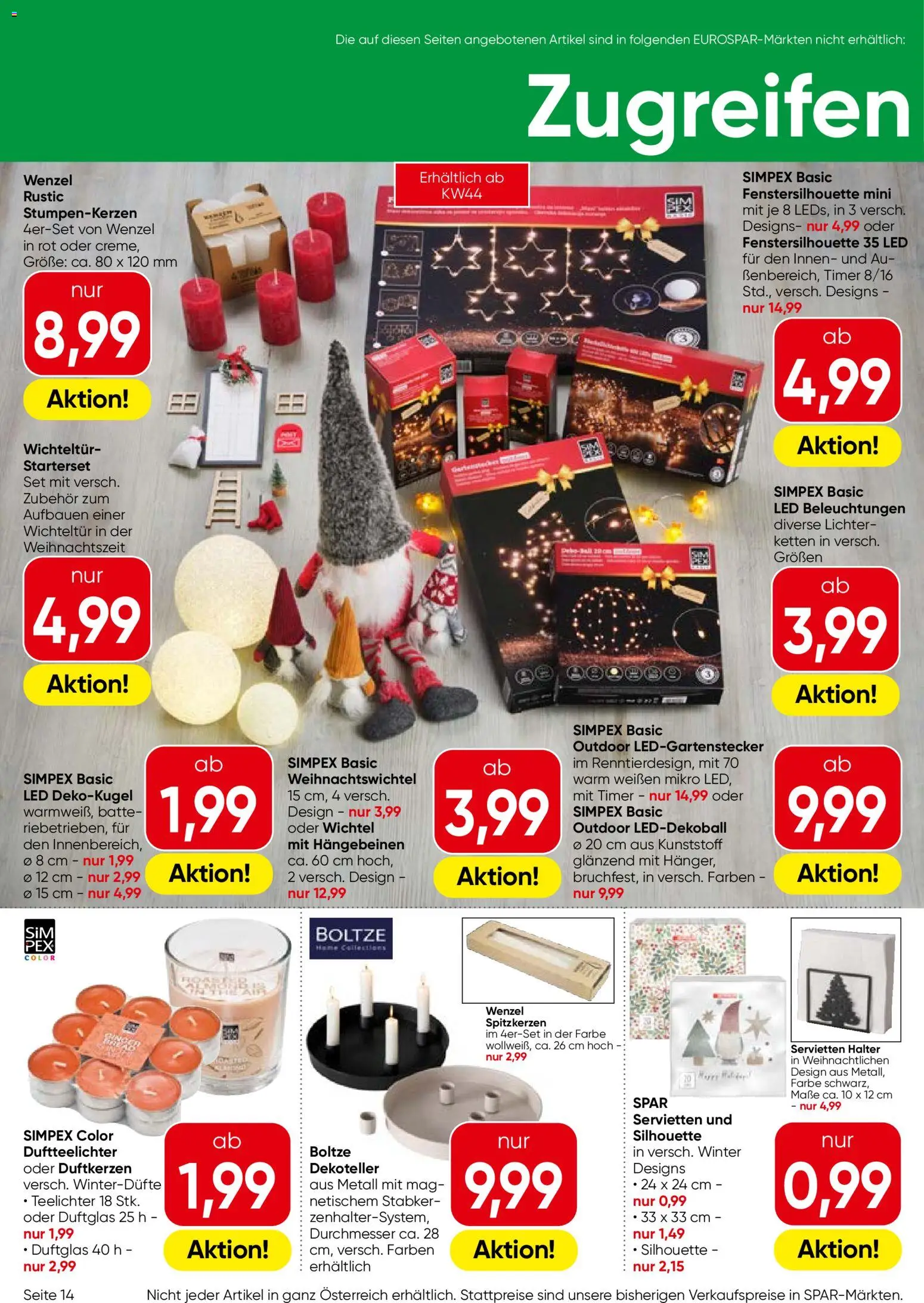 Eurospar Flugblatt gültig ab 23.10.2025 | Seite: 14