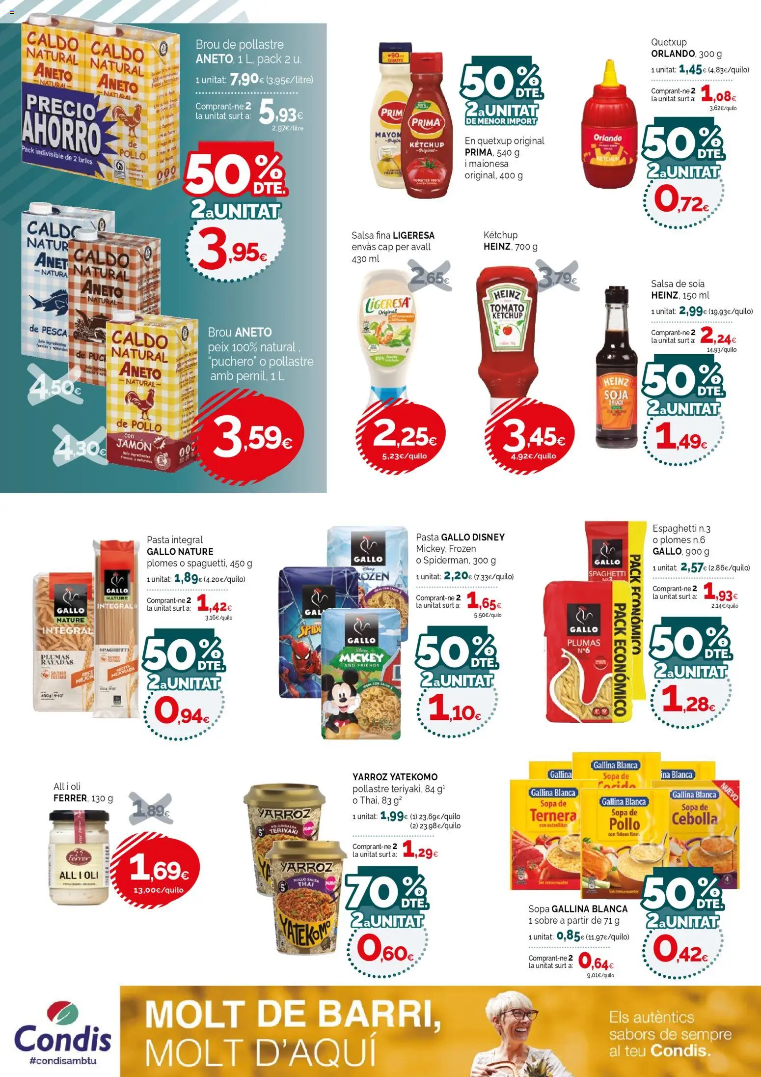 Condis - folleto life │ válido desde el 18.02.2026 | Página: 14 | Productos: Tomates, Pasta, Παγωμένο τσάι
