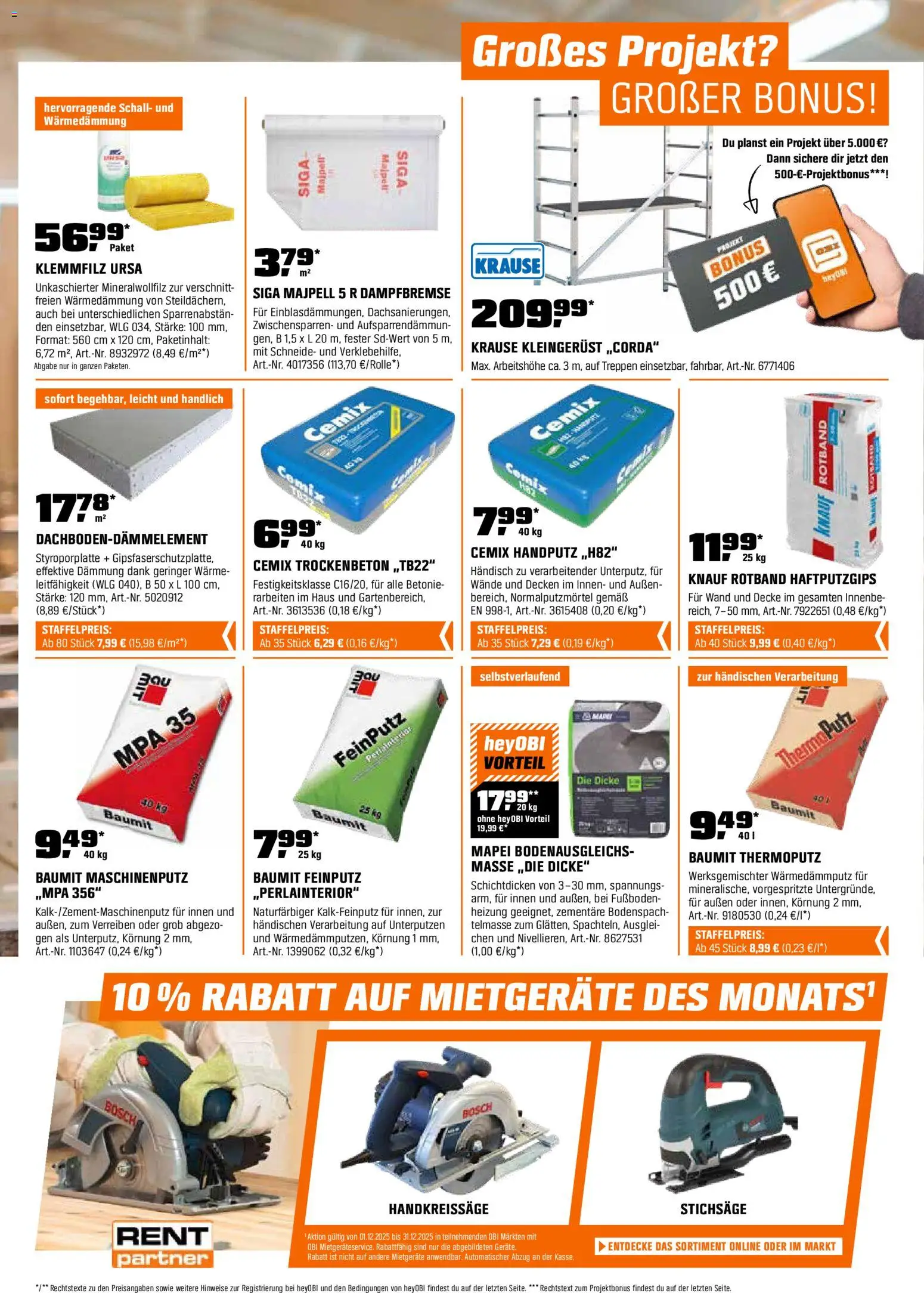 OBI Flugblatt gültig ab 14.12.2025 | Seite: 18 | Produkte: Decke