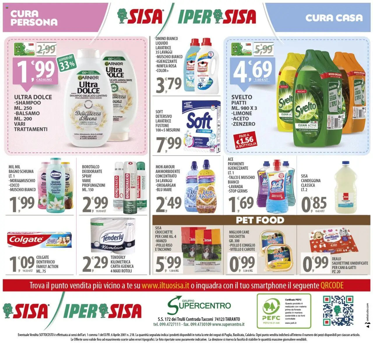 Volantino SISA del 12.09.2025 | Pagina: 16 | Prodotti: Dentifricio, Pollo, Crocchette, Smartphone
