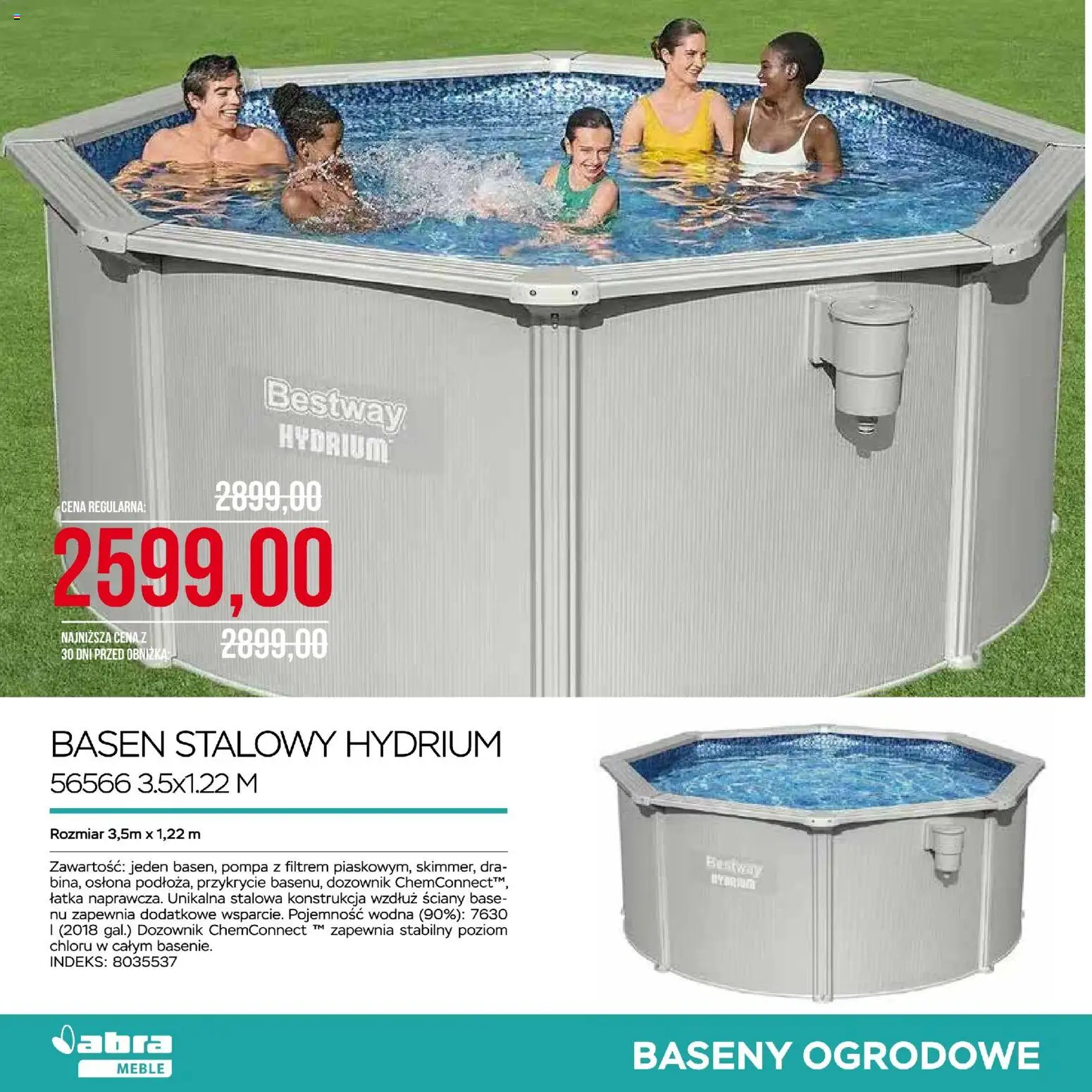 Abra meble gazetka od 24.04.2026 | Strona: 4 | Produkty: Basen