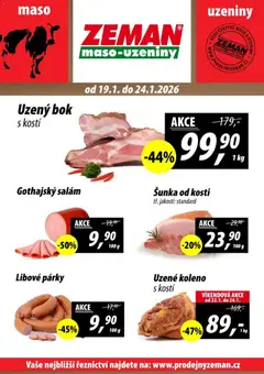Náhled letáku Prodejny Zeman leták - Plzeň od 19.01.2026