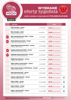 Pogląd oferty "Makro - Wybrane oferty tygodnia w dostawie" - ważna od 17.01.2026