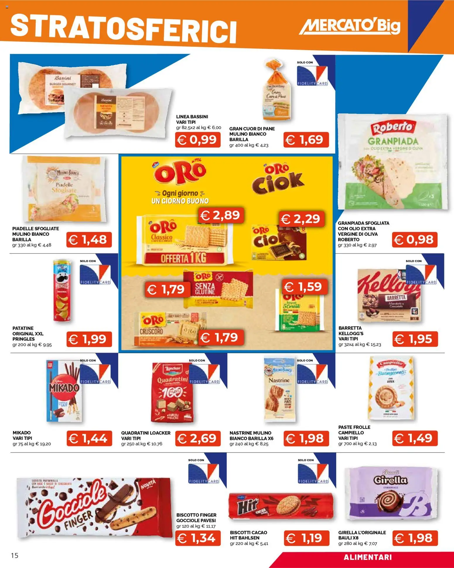 Volantino Mercatò del 20.11.2025 | Pagina: 15 | Prodotti: Pane, Patatine, Olio, Cacao