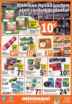 Minimani-mainoslehti voimassa 19.11.2025 alkaen
