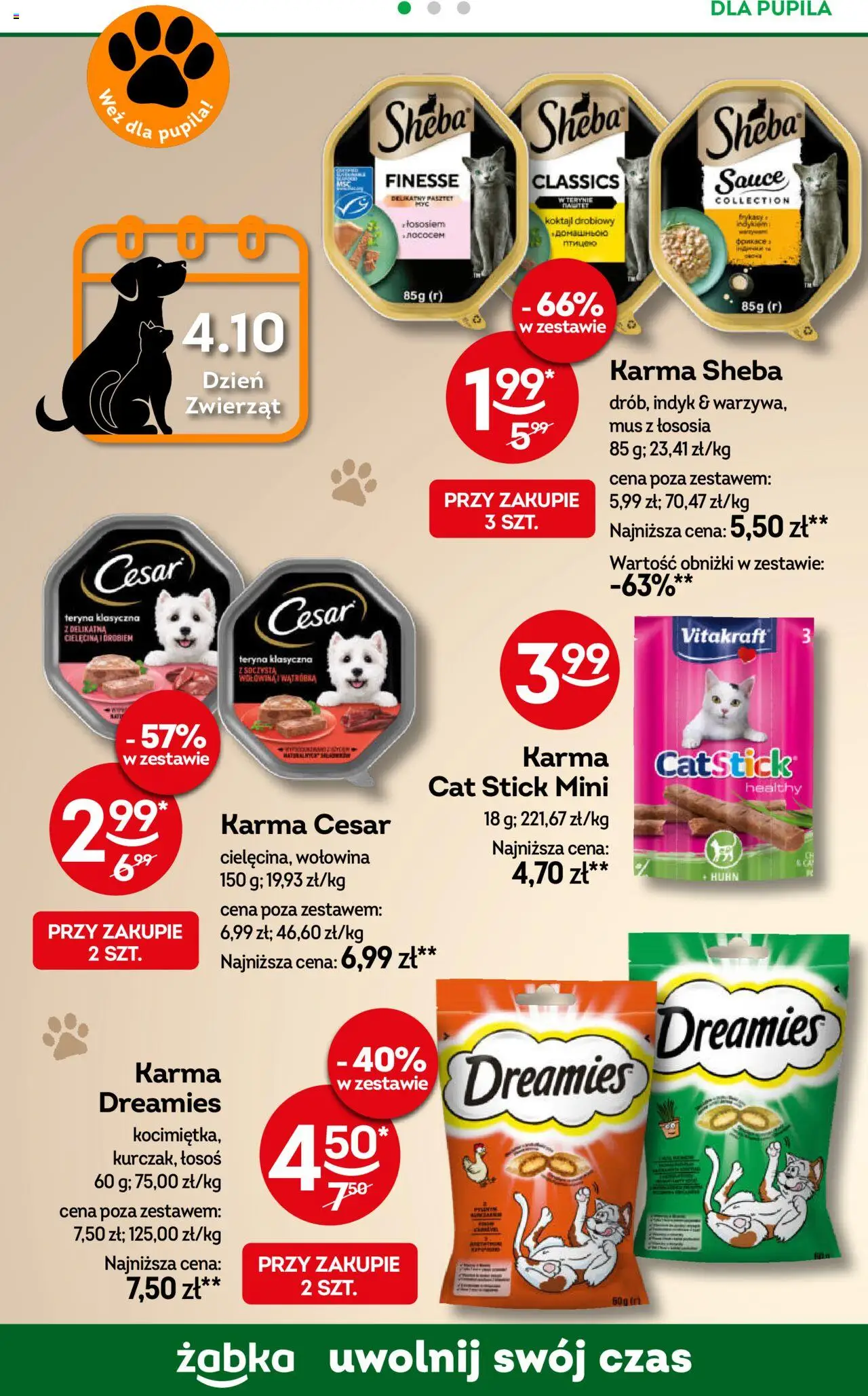 Żabka Gazetka od 24.09.2025 | Strona: 77 | Produkty: Kaczka, Wołowina, Jajko niespodzianka