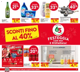 Volantino Despar del 28.07.2025 | Pagina: 5 | Prodotti: Giacca, Lavatrice, Fanta, Batteria
