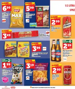 Pogląd oferty "Topaz Gazetka" - ważna od 15.01.2026 | Strona: 20 | Produkty: Papryka, Piwo Warka, Krakersy, Piwo
