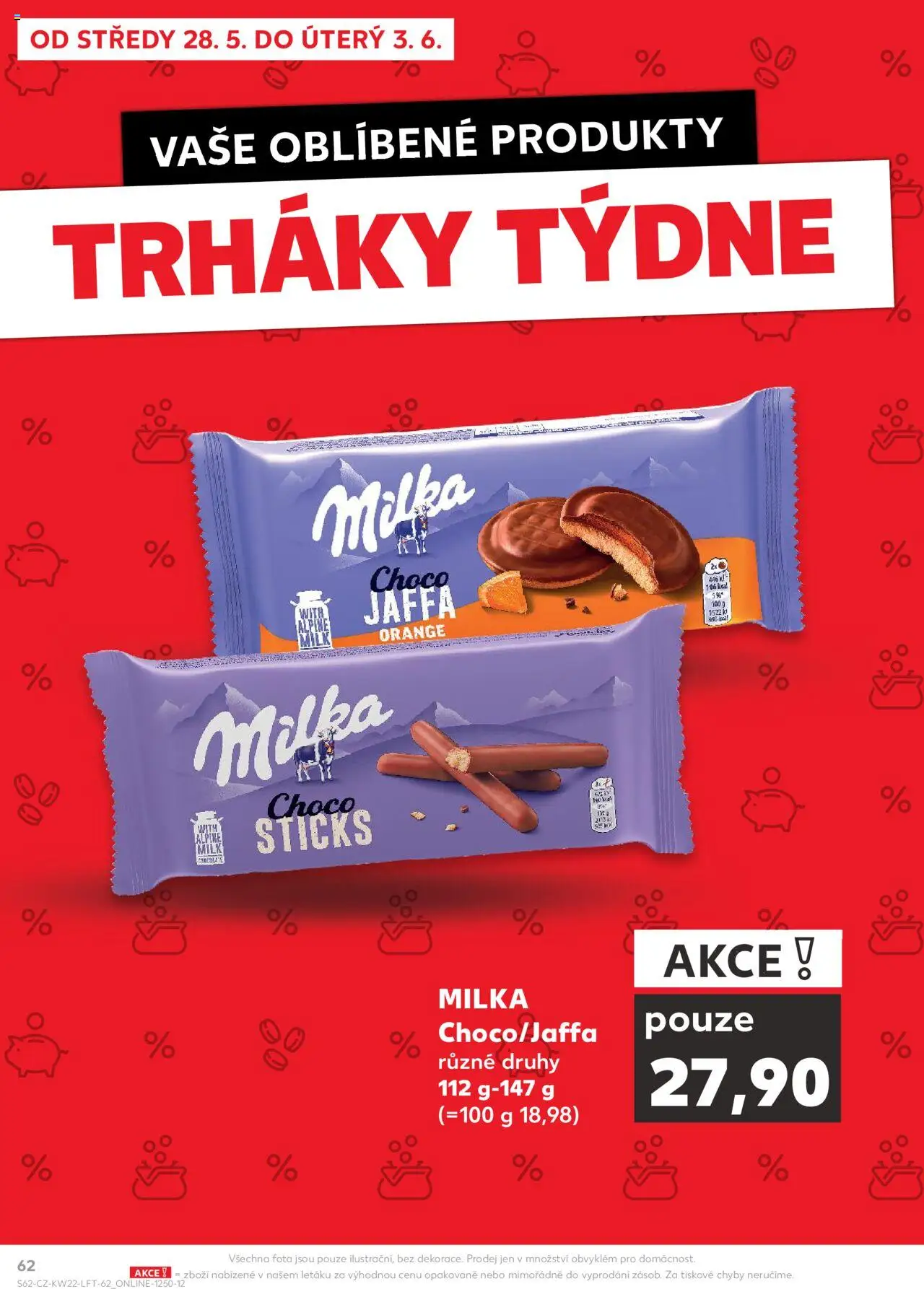 Kaufland leták - Praha 4 od 28.05.2025 | Strana: 62 | Produkty: Milka, Cookies
