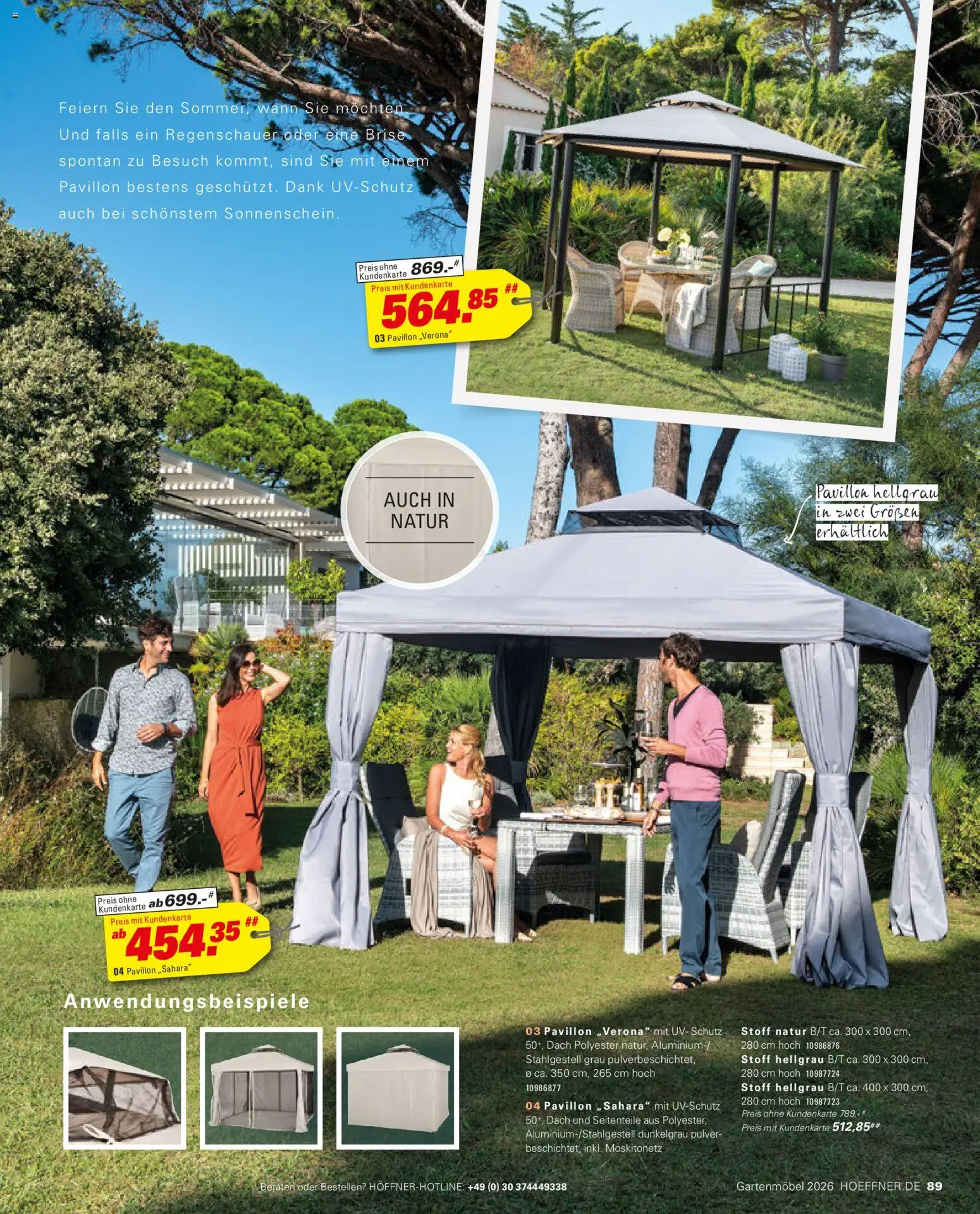 Höffner Prospekt Gartenmöbel – gültig ab 27.03.2026 | Seite: 89 | Produkte: Gartenmöbel